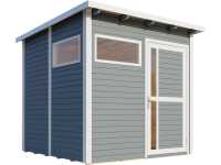 Vorschau: Gartenhaus Punta 2 19 mm hellgrau Vorschau: Gartenhaus Punta 2 19 mm hellgrau