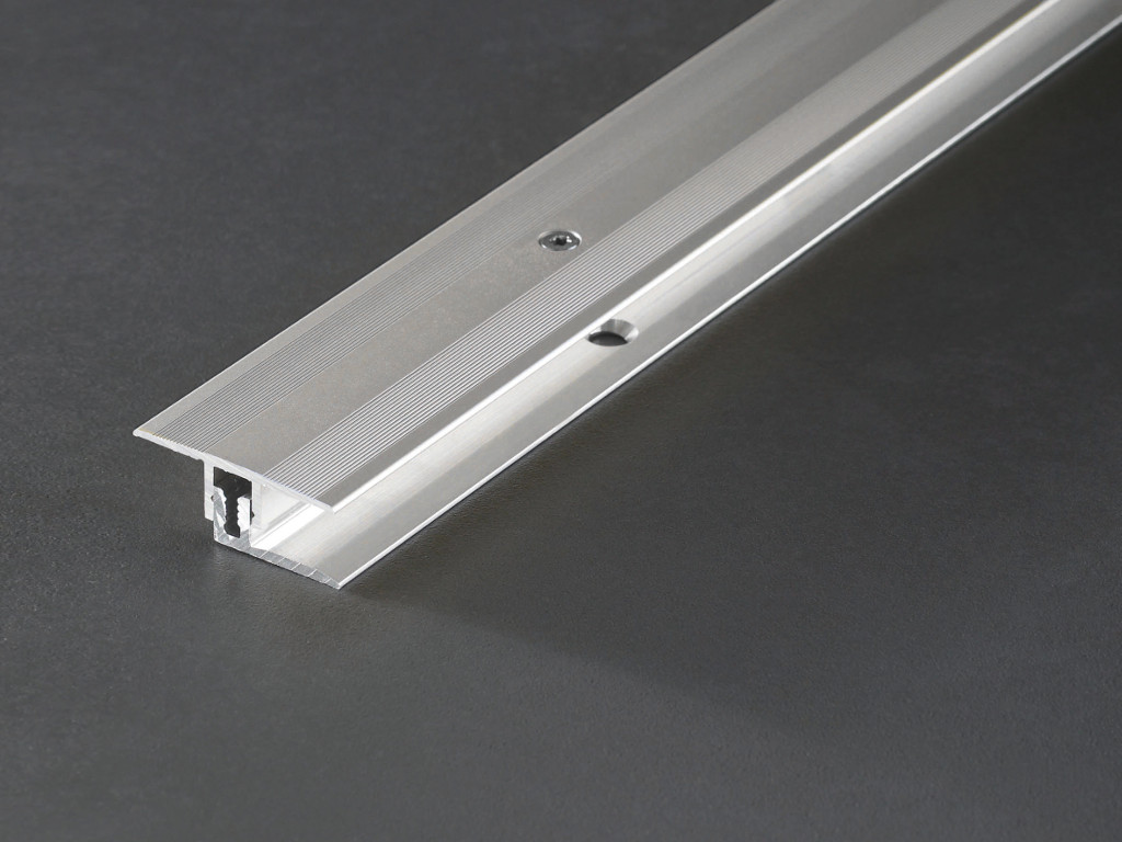 Anpassungsprofil "PROCOVER" Designfloor S Aluminium eloxiert Silber 