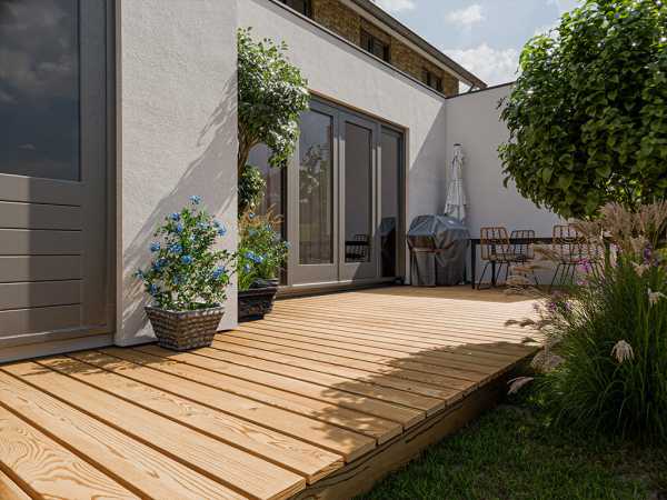 Terrassendiele Hochgebirgslärche