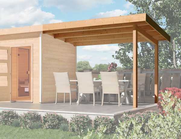 Anbaudach für Skrollan 2 + Skrollan 3 naturbelassen