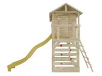 Vorschau: Stelzenhaus Luis kesseldruckimprägniert inkl. Rutsche gelb Vorschau: Stelzenhaus Luis kesseldruckimprägniert inkl. Rutsche gelb