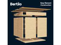 Vorschau: Gartenhaus Punta 1 19 mm hellgrau Vorschau: Gartenhaus Punta 1 19 mm hellgrau