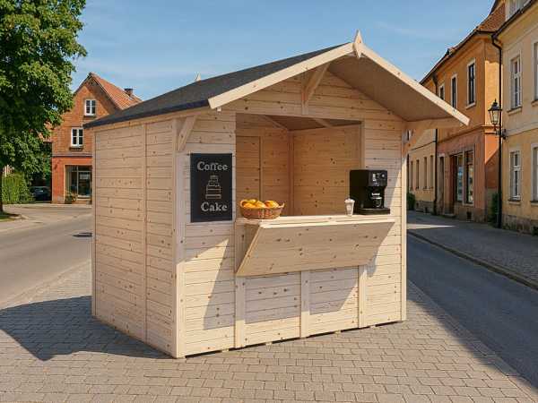 Marktstand / Verkaufsstand Niko 2 14 mm naturbelassen