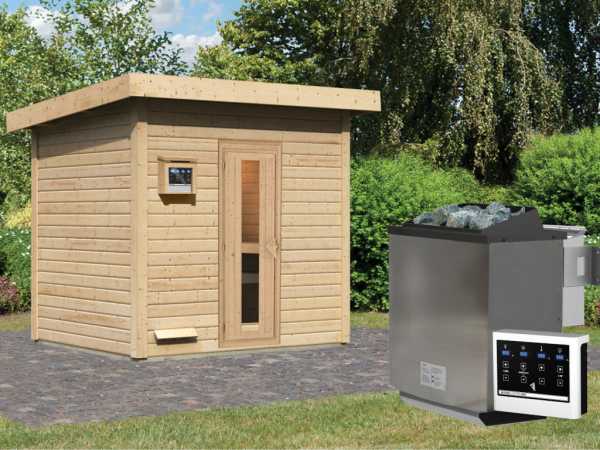 Saunahaus Hytti 3 SET naturbelassen