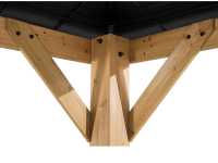 Vorschau: Zedernholz-Gazebo ERNIR – 393 cm x 452 cm Vorschau: Zedernholz-Gazebo ERNIR – 393 cm x 452 cm