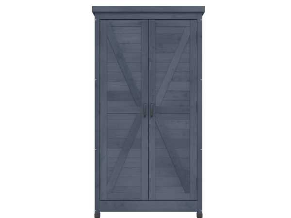 Geräteschrank "John" dunkelgrau für Innen- und Außenbereich