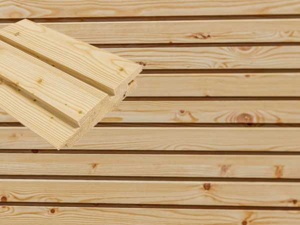 Fassade Doppelrhombusprofil Europäische Lärche