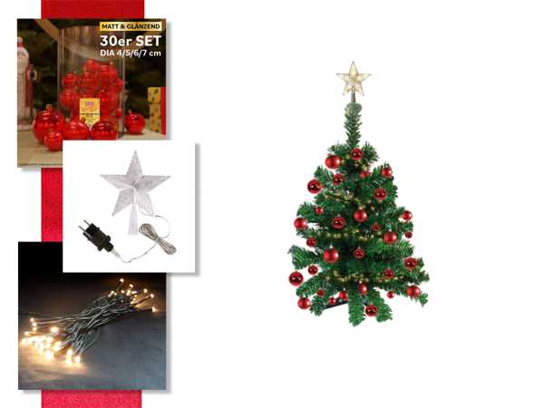 Künstlicher Weihnachtsbaum grün 60 cm SPARSET