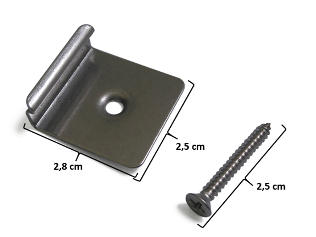 Start Und Endklammern Aus Edelstahl Für WPC Terrassendielen Mit 3D ...
