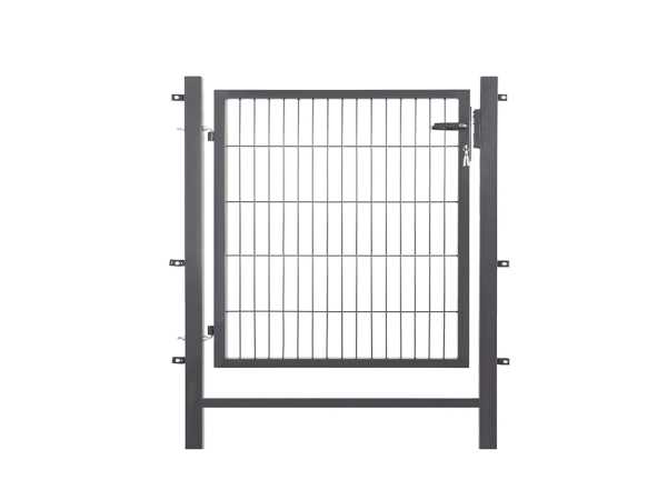 Zauneinzeltür Breite 100 cm, Anthrazit DIN Rechts