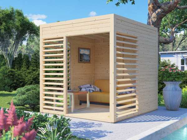 Pavillon Garten-Lounge 1 19 mm natur