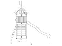 Vorschau: Spielturm Pirat Captain Jolly KDI inkl. Rutsche grün Vorschau: Spielturm Pirat Captain Jolly KDI inkl. Rutsche grün