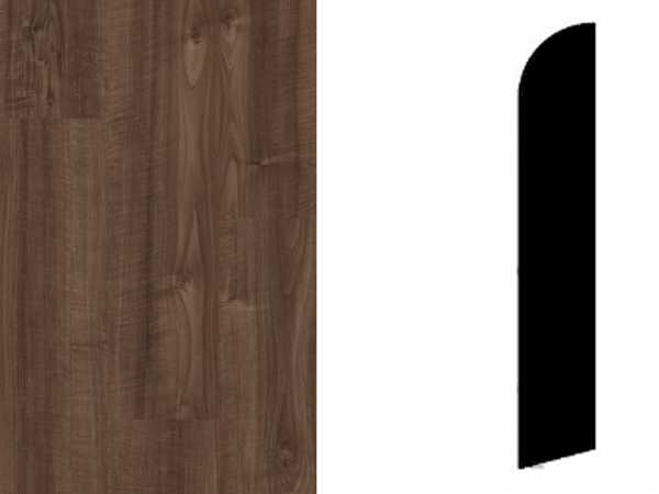 Sockelleiste Soft Walnut Red Brown Dekor