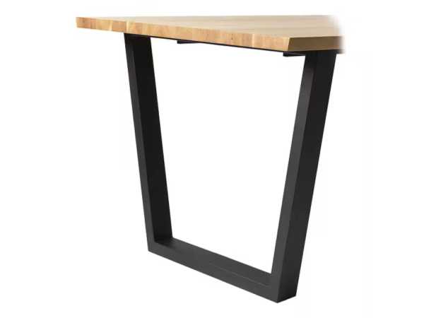 Tischgestell U-Reverse Design 2-er Set schwarz matt