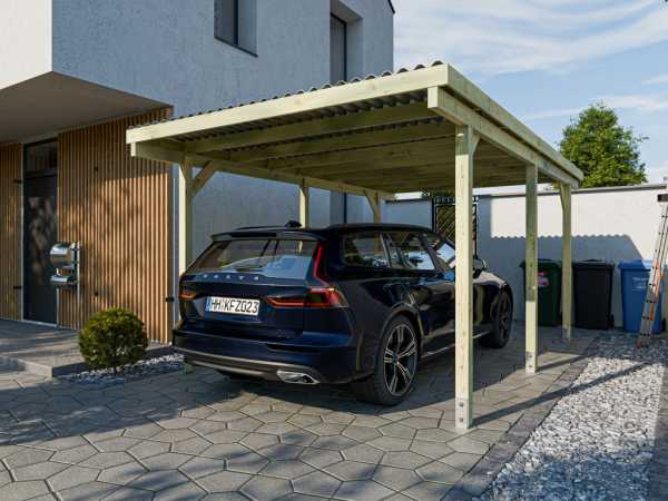 Holz-Einzelcarport SmartCover KDI, Kiefer