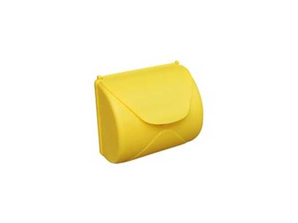 Briefkasten Kunststoff gelb