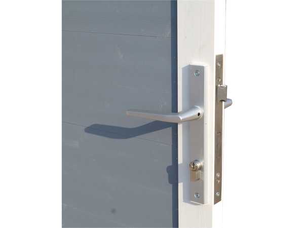 Gartenhaus Punta 1 19 mm hellgrau