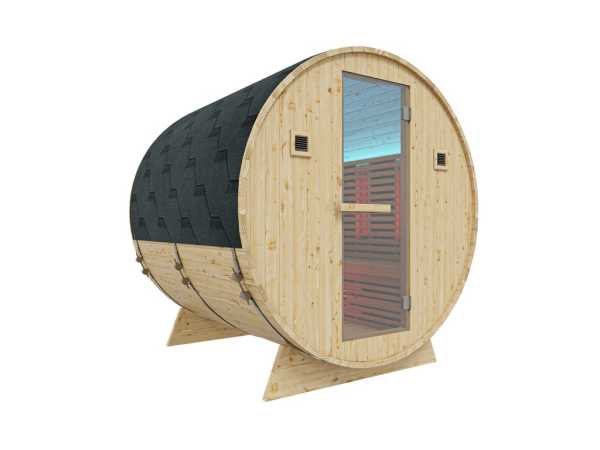 Infrarotkabine Cecilia Fichte Ganzglastür