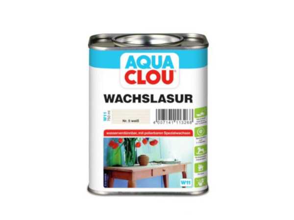 AQUA CLOU Wachslasur weiß
