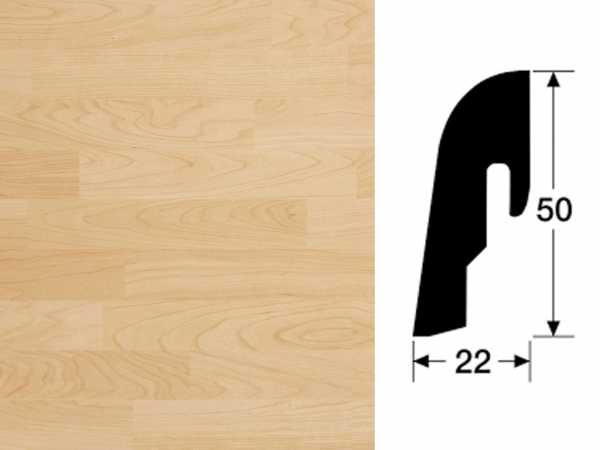 Sockelleiste Ahorn 6077