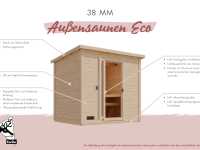 Vorschau: Saunahaus Hytti 3 SET naturbelassen Vorschau: Saunahaus Hytti 3 SET naturbelassen