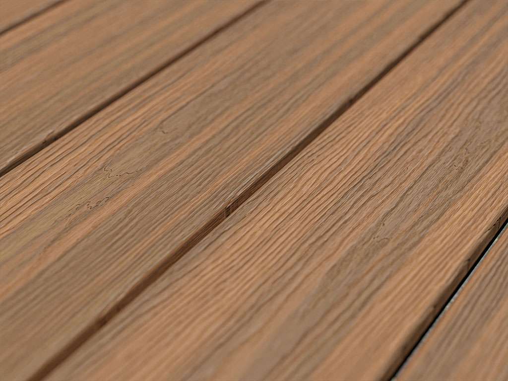 Terrassendiele WPC Holzoptik Teak WPCTerrassendielen