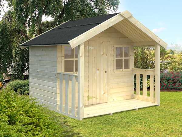 Spielhaus Felix 1,9 m² naturbelassen