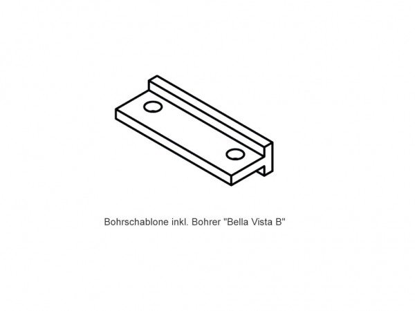 Bohrschablone "Bella Vista" Zeder