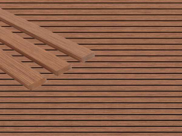 Fassadenverkleidung Rhombusleiste Cumaru KD