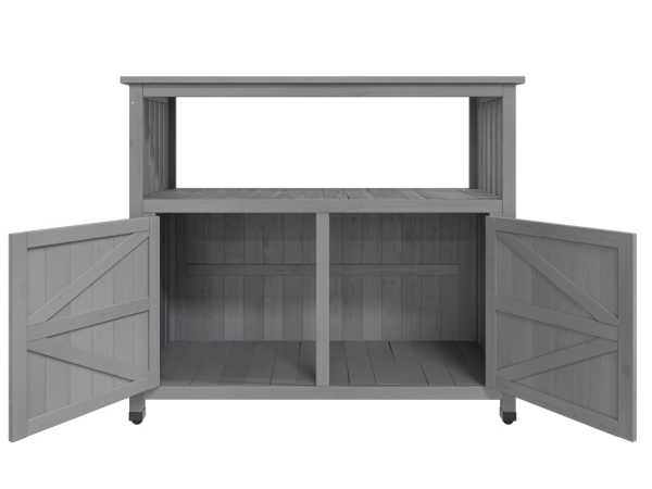 Geräteschrank "Jason" grau für Innen- und Außenbereich