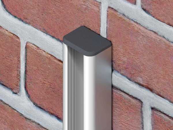 EASY-FENCE/ROM ALU-Montageprofil, silber