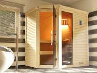 Vorschau: Sauna Massivholzsauna Cubilis ECK 1 mit Rundum-sorglos-Paket Vorschau: Sauna Massivholzsauna Cubilis ECK 1 mit Rundum-sorglos-Paket