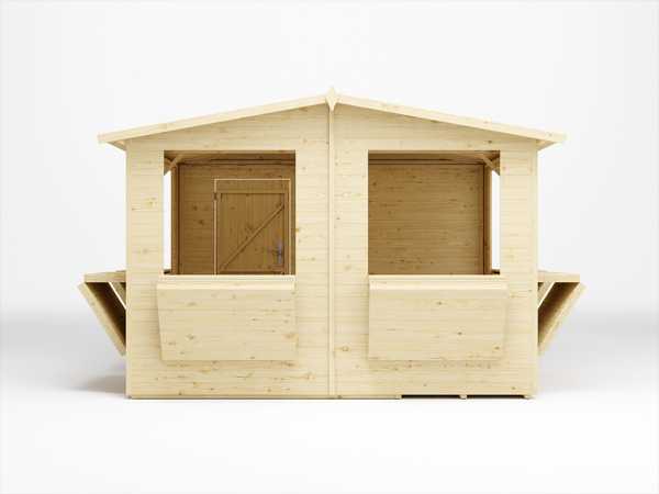 Marktstand / Verkaufsstand Moose 16 mm naturbelassen inkl. Boden