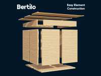 Vorschau: Gartenhaus Punta 2 19 mm hellgrau Vorschau: Gartenhaus Punta 2 19 mm hellgrau