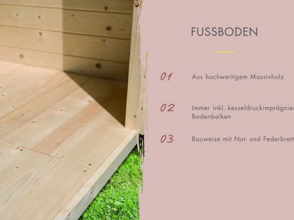 Fasssauna 3 SET naturbelassen
