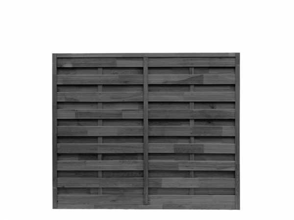 Sichtschutzzaun Vorgartenzaun "Muenchen" Kiefer Grau
