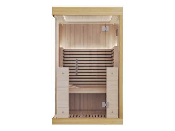 Infrarotkabine Red Cedar Ganzglastür