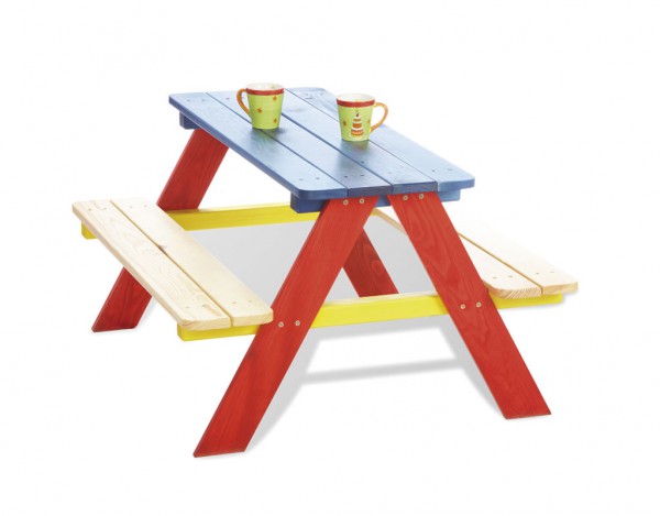 Kindersitzgruppe Nicki für 4 Bunt