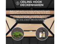 Vorschau: Zedernholz-Gazebo ERNIR – 393 cm x 452 cm Vorschau: Zedernholz-Gazebo ERNIR – 393 cm x 452 cm