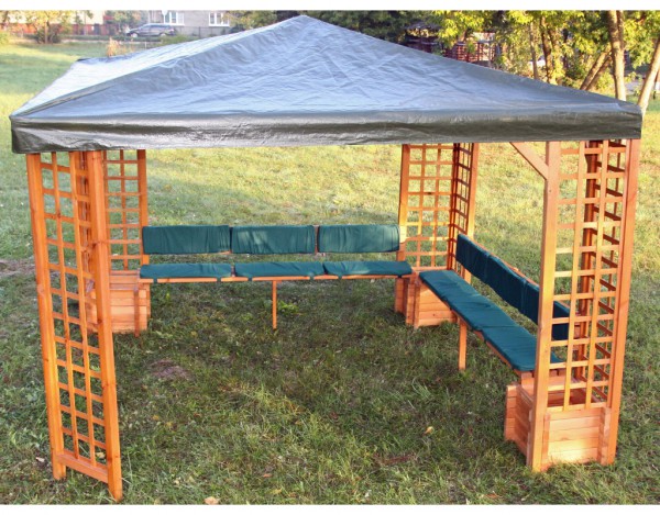 Sitz- /Rückenauflagen für Pavillon "Mindelheim"