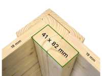 Vorschau: Gartenhaus Punta 2 19 mm hellgrau Vorschau: Gartenhaus Punta 2 19 mm hellgrau