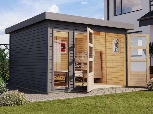 Gartenhaus Baraya 6 19 mm terragrau