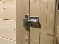 Vorschau: Gartenhaus Blockbohlenhaus CA2977 28 mm naturbelassen mit 3 m Anbau Vorschau: Gartenhaus Blockbohlenhaus CA2977 28 mm naturbelassen mit 3 m Anbau