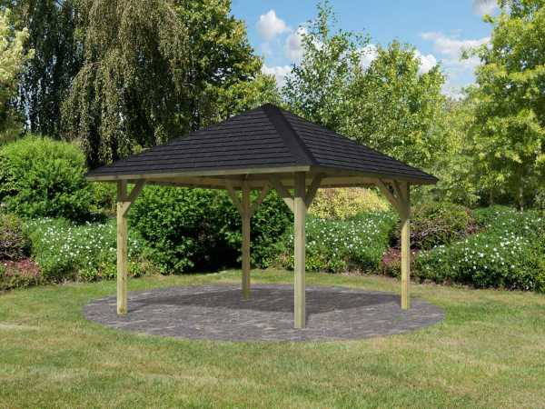 Pavillon SPARSET Holm 1 CLASSIC, inkl. Dachschindeln