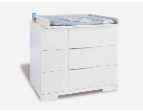 Wickelkommode "Polar" MDF, weiß lackiert