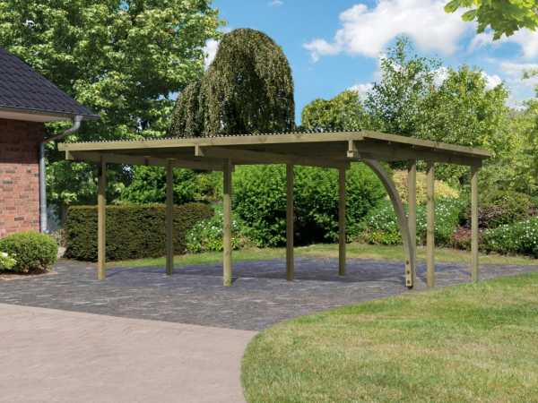 Carport Doppelcarport 1 ECO inkl. 1 Einfahrtsbogen