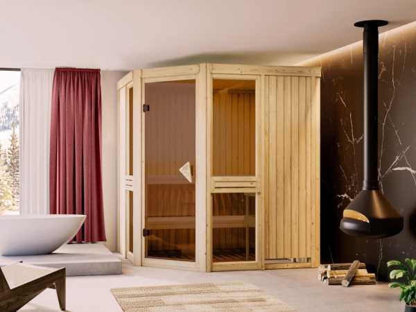 Sauna Amelia 2 SET naturbelassen