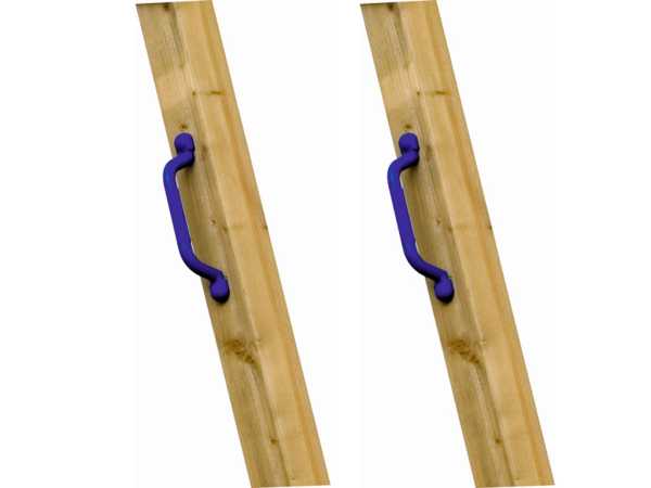 Handgriff 2er Set blau