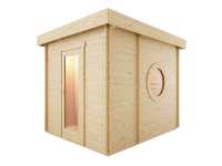 Vorschau: Saunahaus QuadraSpa Naturbelassen Vorschau: Saunahaus QuadraSpa Naturbelassen