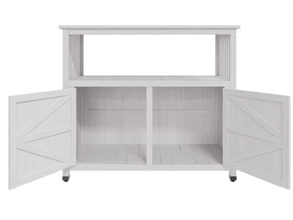 Geräteschrank "Jason" weiß für Innen- und Außenbereich